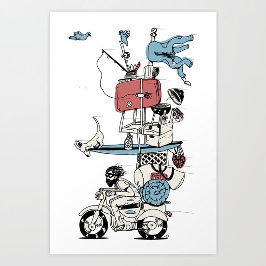 Move On Art Print