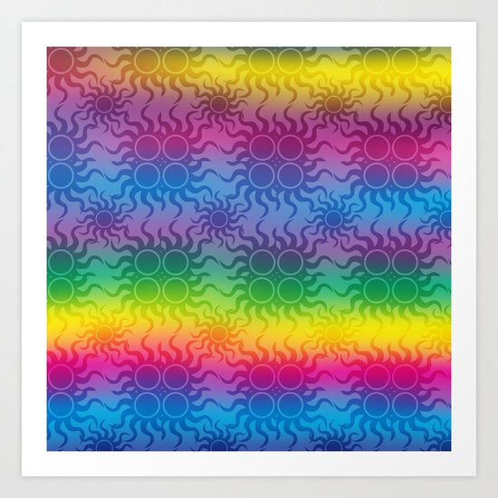 Sunny! Sunny! Sunny! Art Print