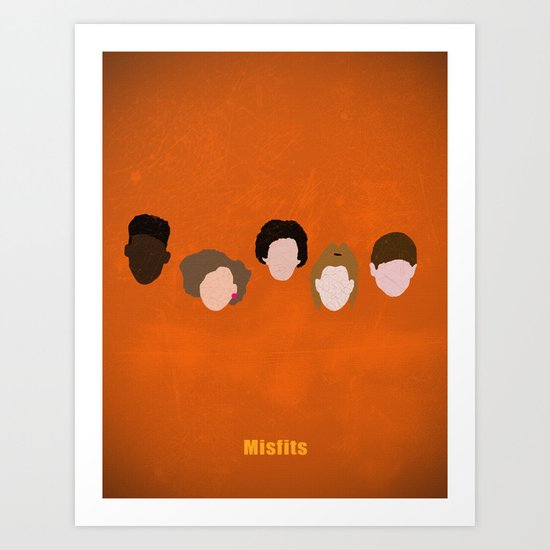 Minimalism Misfits Art Print