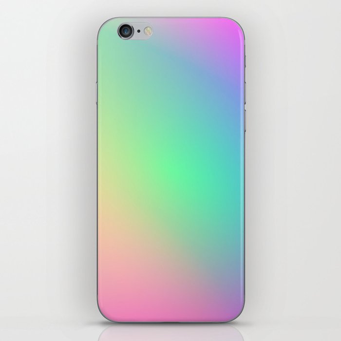 Rainbow Watercolor Ombre iPhone Skin