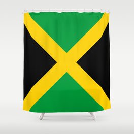 Flag of Jamaica - Jamaican flag Shower Curtain