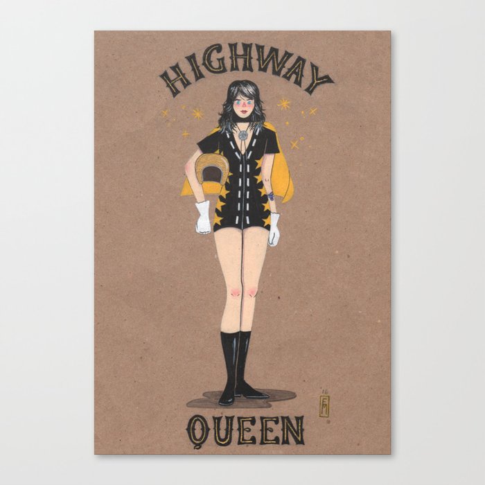 Highway Queen Canvas Print