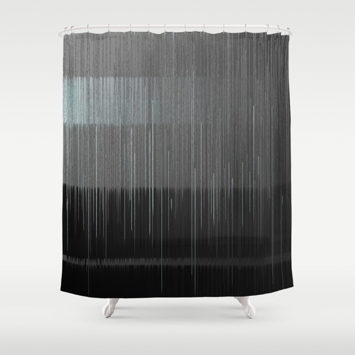 Gray Blue 01 Shower Curtain