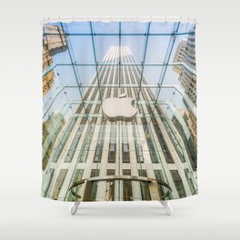 Big Apple in the Big Apple Shower Curtain