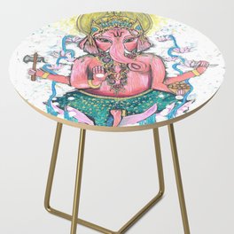 Ganesha Sharanam Side Table