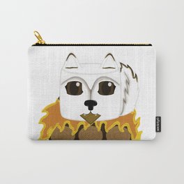 Puppymallow Carry-All Pouch | Marshmallow, Wholesome, Digital, Heartwarming, Cute, Puppy, Dog, Playful, Husky, Campfire 