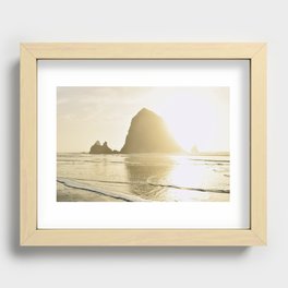 golden coast Recessed Framed Print