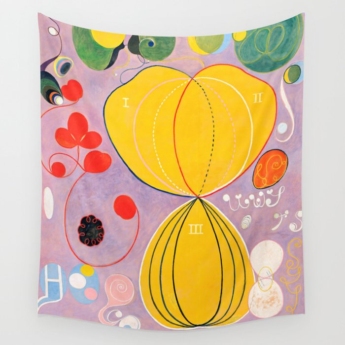 Hilma af Klint "The Ten Largest, No. 07, Adulthood, Group IV" Wall Tapestry