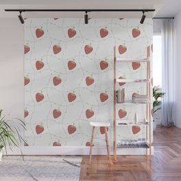 Strawberries & Vines Wall Mural