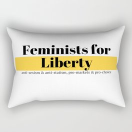 Feminists for Liberty  Rectangular Pillow