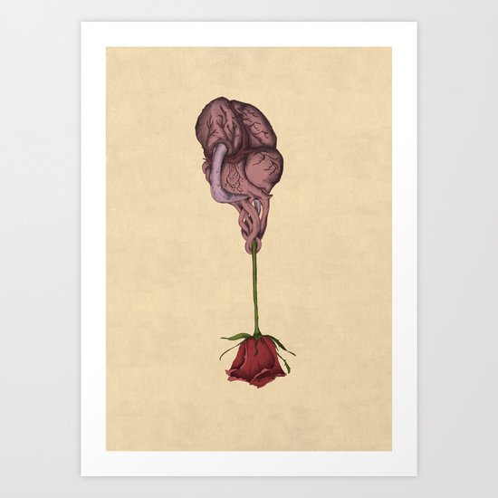love is pain and impress Art Print