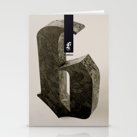Blackletter Stationery Cards