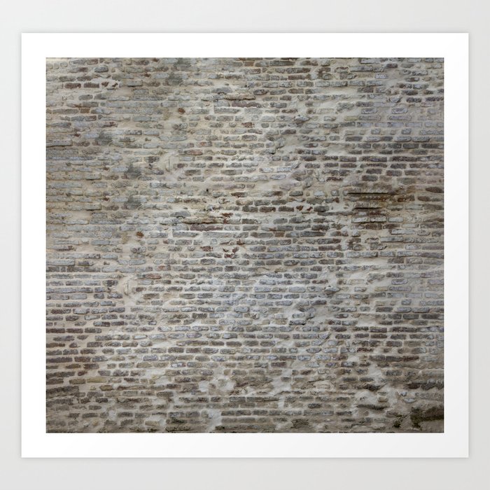 Brick Wall Pattern And Texture Art Print By Janicemf