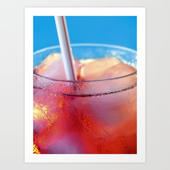 Cold Drink Art Print