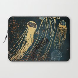 Metallic Jellyfish Laptop Sleeve