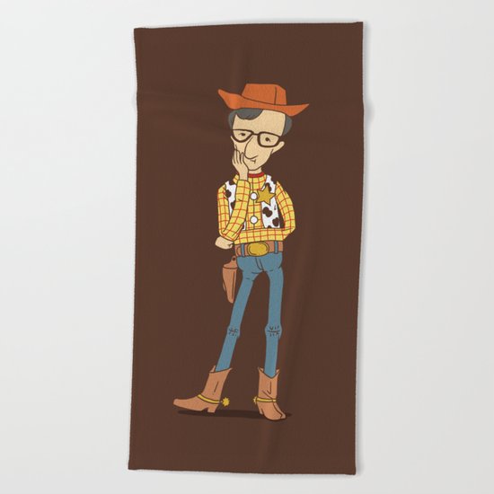 Woody Allen Beach Towel
