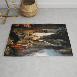 The Sphinx - Gustave Moreau Area & Throw Rug