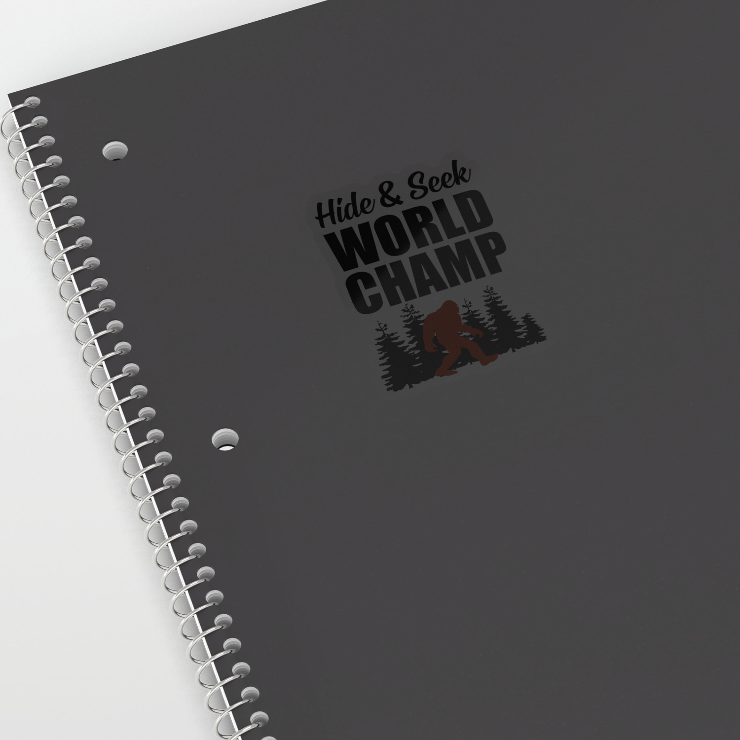 Hide And Seek World Champ Funny Quote Sticker By Wordart28