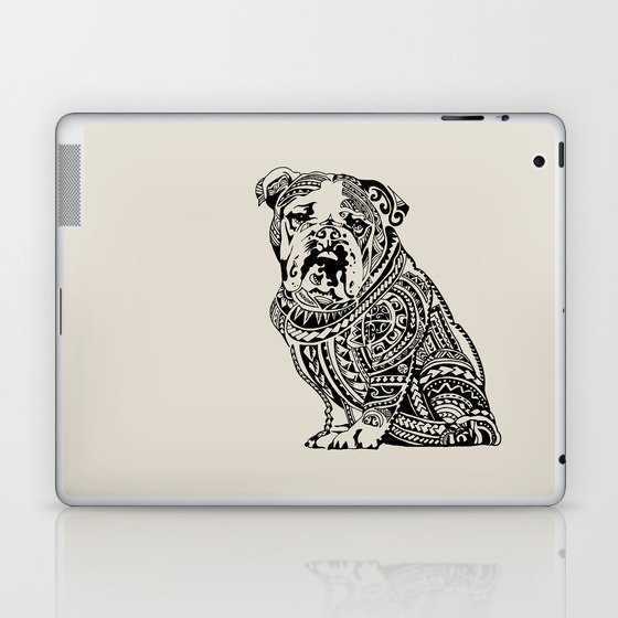 Polynesian English Bulldog Laptop & iPad Skin
