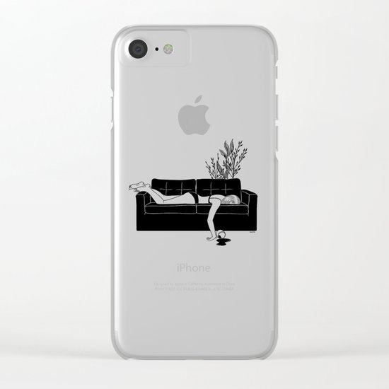 Bad Day Clear iPhone Case
