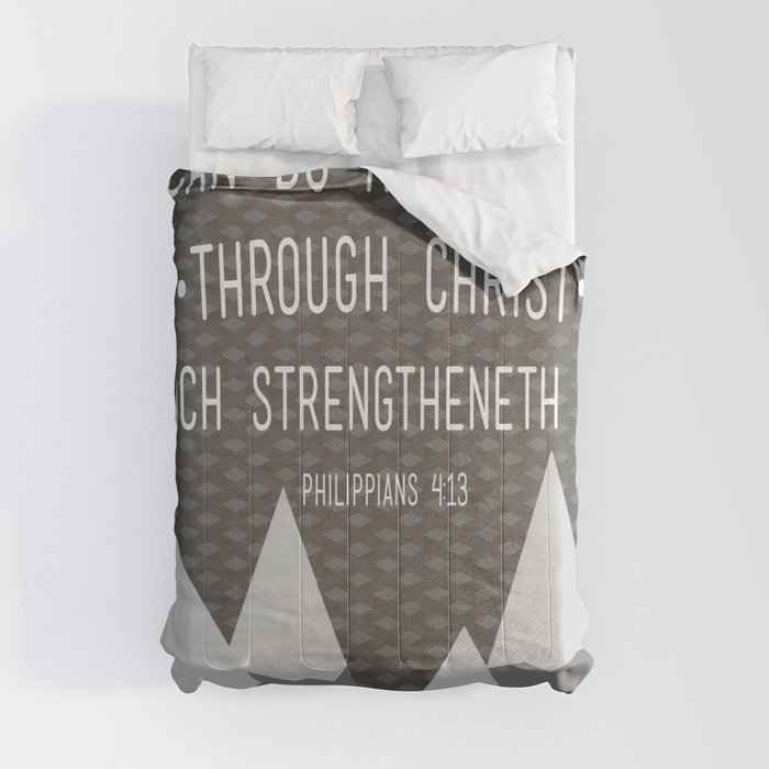 I CAN // Philippians 4:13 Comforter