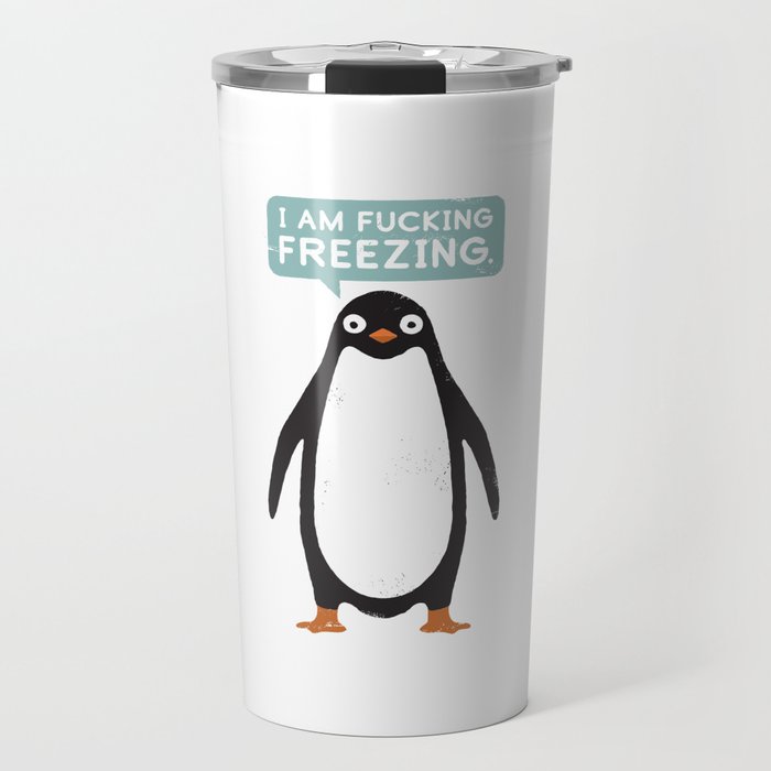 Talking Penguin Travel Mug