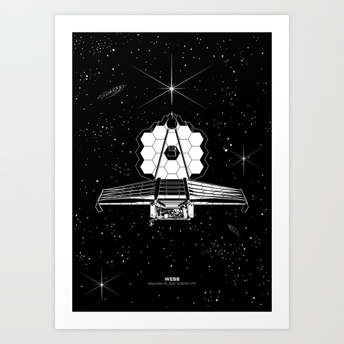 James WEBB Telescope Art Print