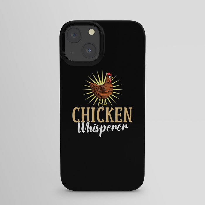 Chicken Farmer Gardening Lady Hen iPhone Case