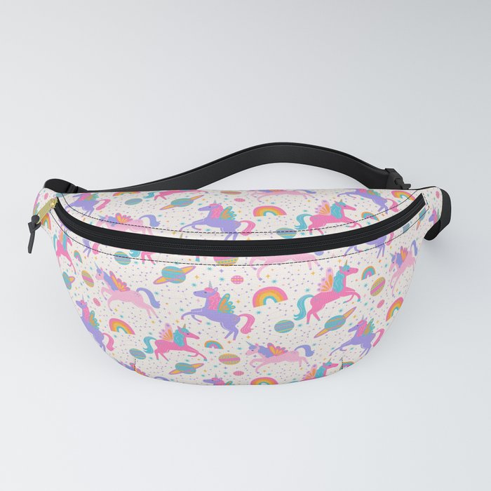 Space Unicorn - Neon Rainbow Fanny Pack