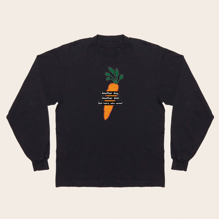 Carrot D ck Long Sleeve T Shirt by 19detentions Society6