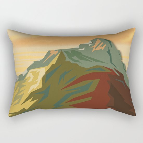Night Mountains No. 44 Rectangular Pillow