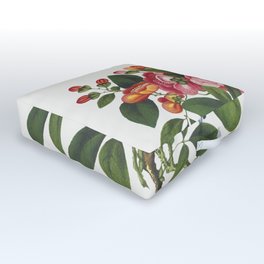 Chinese peony painting from the Qing Dynasty (1644-1911) by anonymous Outdoor Floor Cushion
