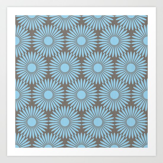 Vintage Floral Art Print