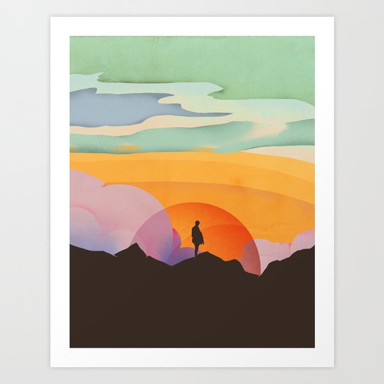 I Like to Watch the Sun Come Up Art Print