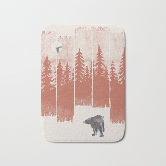A Bear in the Wild... Bath Mat