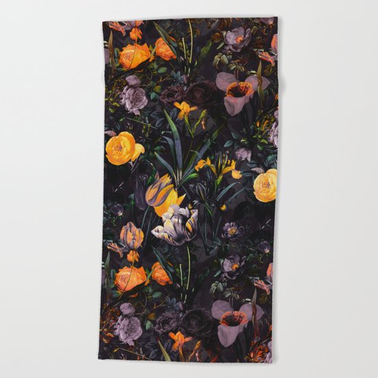 Night Forest II Beach Towel