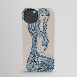 Portrait of a Mermaid iPhone Case