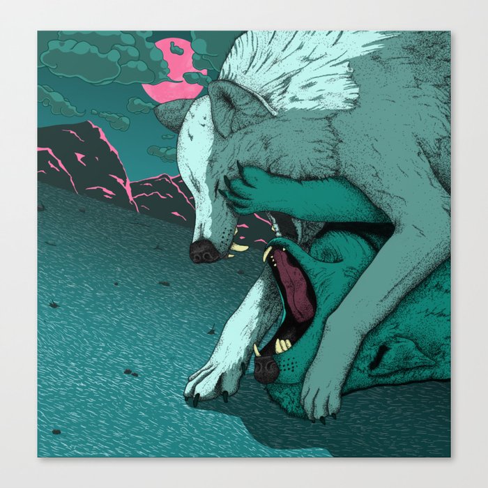 Ballad of the Wolf Canvas Print