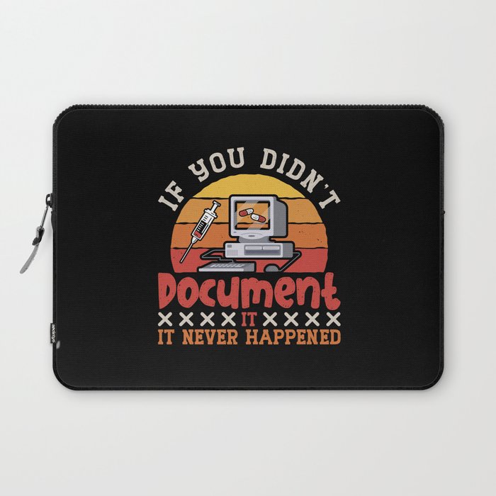Medical Coder If You Didn't Document ICD Coding Laptop Sleeve