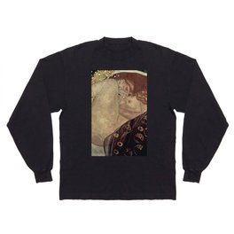 Gustav Klimt Danae famous painting Sleeping Girl Long Sleeve T-shirt