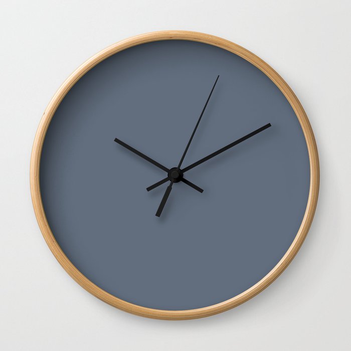 Simply Solid - Jet Grey Wall Clock