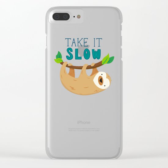 Sloth Clear iPhone Case