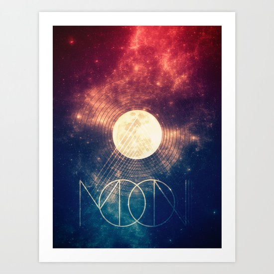 Moon Art Print