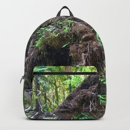 Uprooted Tree Backpack | Tree, Roots, Nature, Forest, Treeroots, Photo, Uprooted, Dirt 