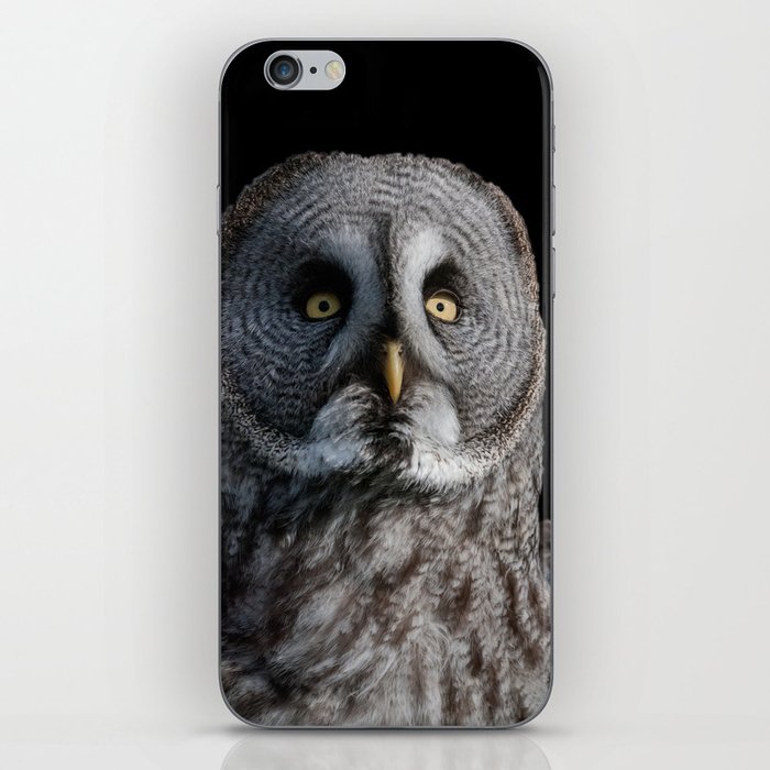GREY OWL iPhone Skin