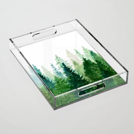 Pine Trees 2 Acrylic Tray