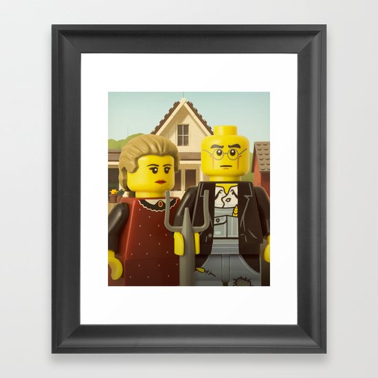 American Gothic Framed Art Print