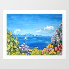 Seascape Art Print