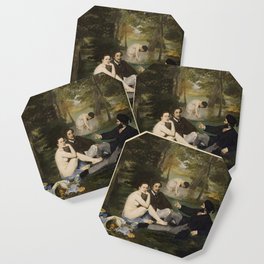 Edouard Manet, Luncheon on the Grass, 1863 Coaster