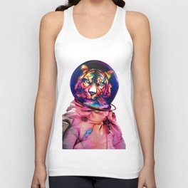 Space Tiger Unisex Tank Top